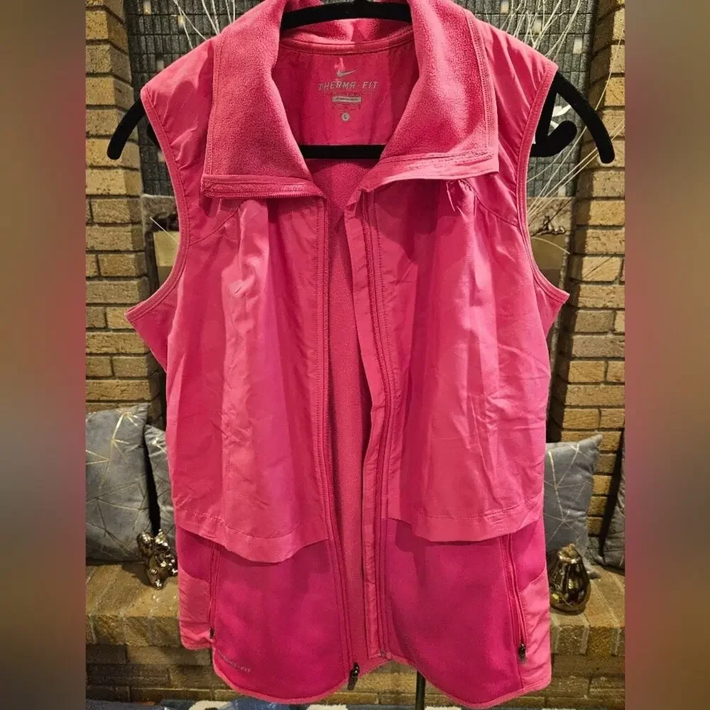 NIKE THERMA-FIT Vest Vintage Hot Pink sz Large